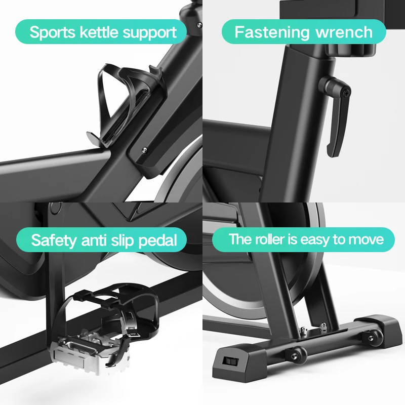 2022 New Indoor Gym Commercial Magnetic Cardio Exercise Fitness Equipment Cycling Spinning Bike Body OEM Building