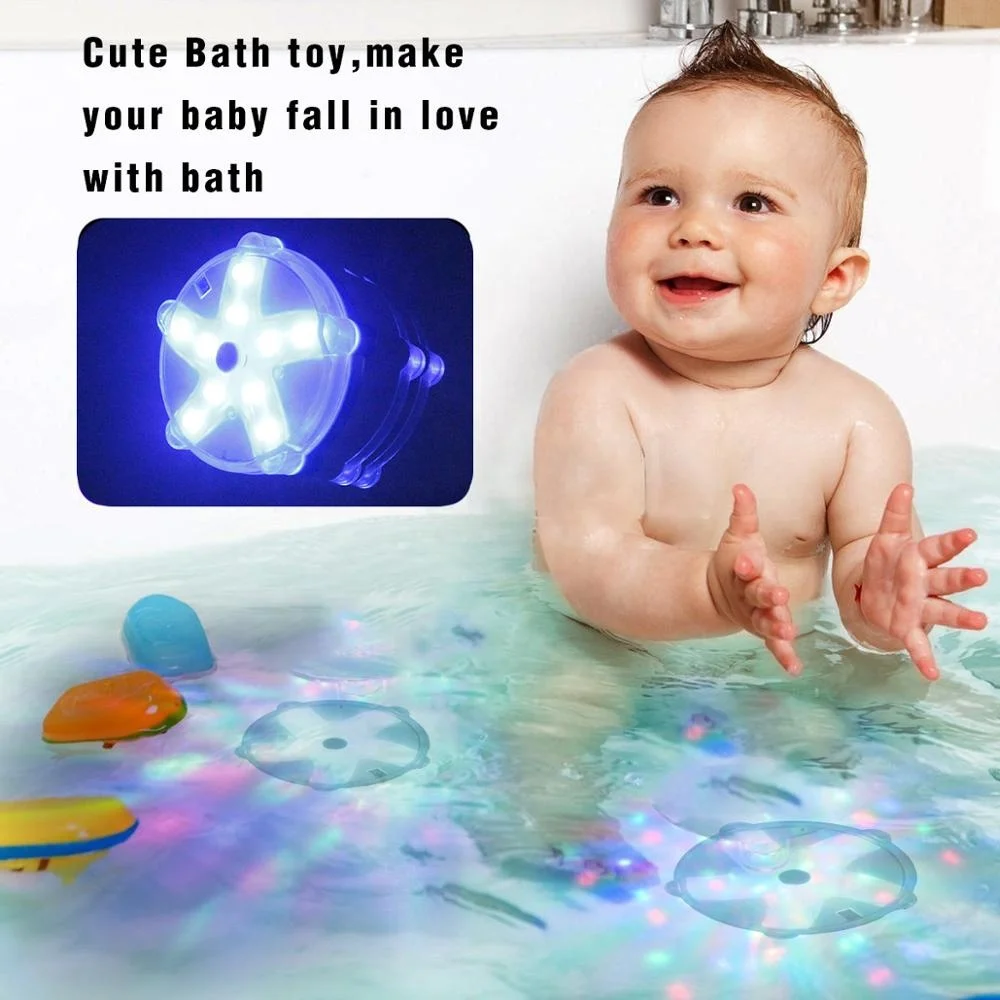 Светодиодный плавающий светильник для бассейна, меняющая цвет, лампа для морских звезд, 100%, водонепроницаемая, 3,3 дюйма, с магнитной задней крышкой, аквариумный пруд, бассейн, спа-ванны, светодиодные лампы