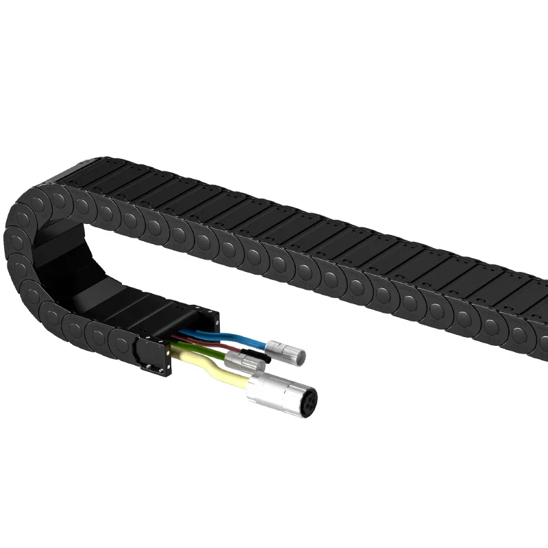 25/35/40 series enclosed nylon plastic cable chain  Drag chain PA66 wire carrier for cnc machine