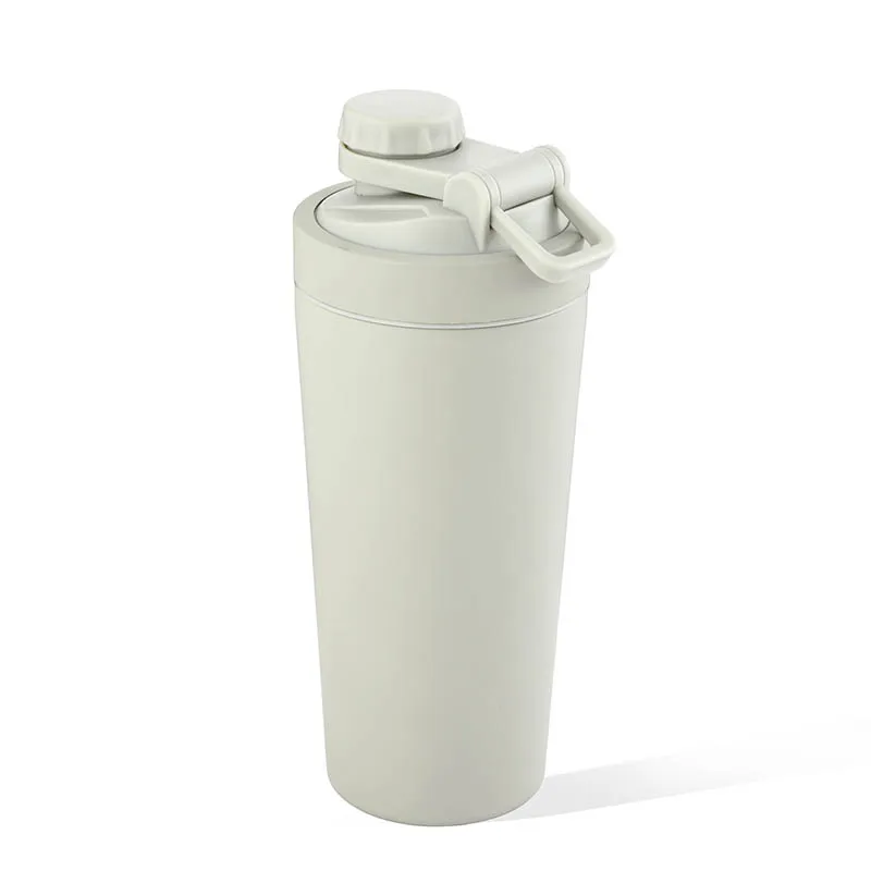 Custom High Quality Reusable Sport Water Bottles Classic Gym Stainless Steel Blender Protein Shaker Bottle 500ml 700ml