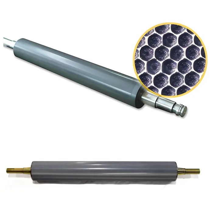 Embossing Alloy Steel Anilox Rollers Manufacturer Laser Anilox Roll Cleaning Roller