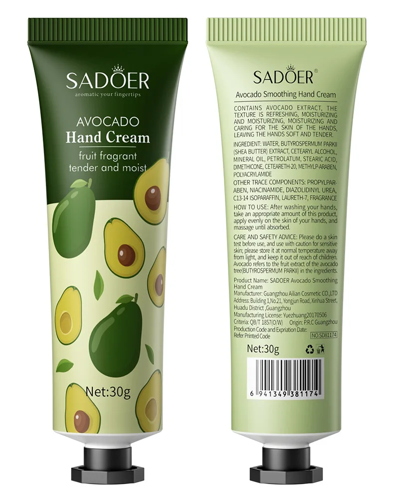 Wholesale private label best 30g nourishing moisturizing anti-chapping whitening ting skin care hand cream hand lotion