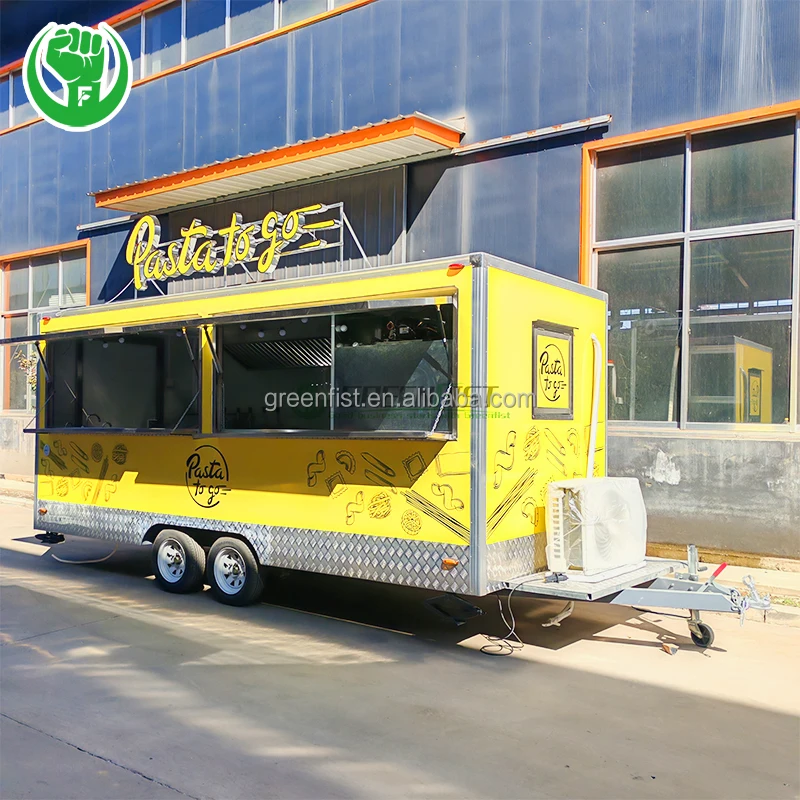 Australia Standard Mobile Ice Cream Coffee Snack Bakery Taco Chicken Rotisserie Grill Concession Fully Equipped Food Trailer