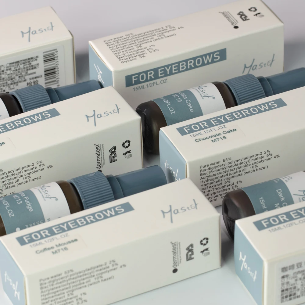 2022 Newest Mastor Pigment for Eyebrows Permanent Makeup Pigment
