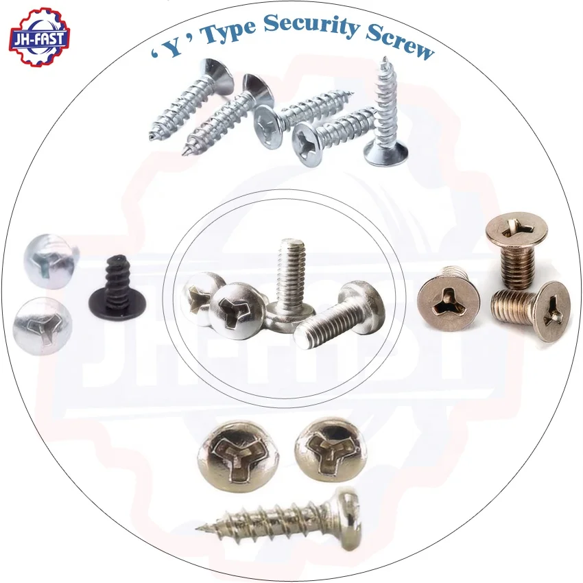 Custom m2 m3 m4 triangle one way security torx anti theft tamper proof resistant screw with pin anti-theft torx security screw