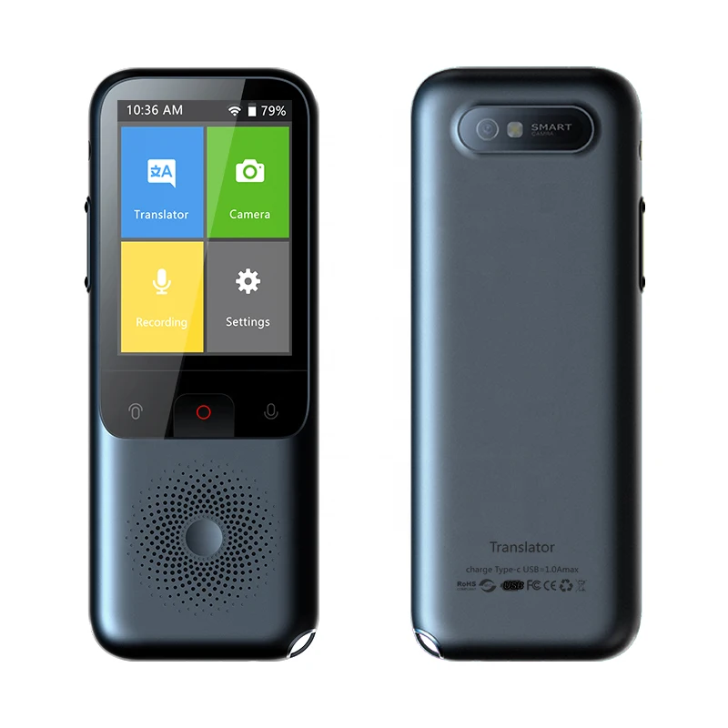 Portable Instant Language Translator Device 32G Touch Screen Support 138+ Languages Travel Abroad Business