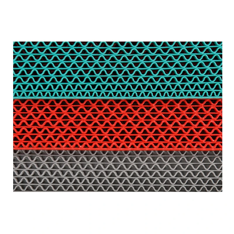 Durable S Type PVC Flooring Vinyl Carpet Anti-Slip and Waterproof for Kitchen Swimming Pool Plastic Flooring