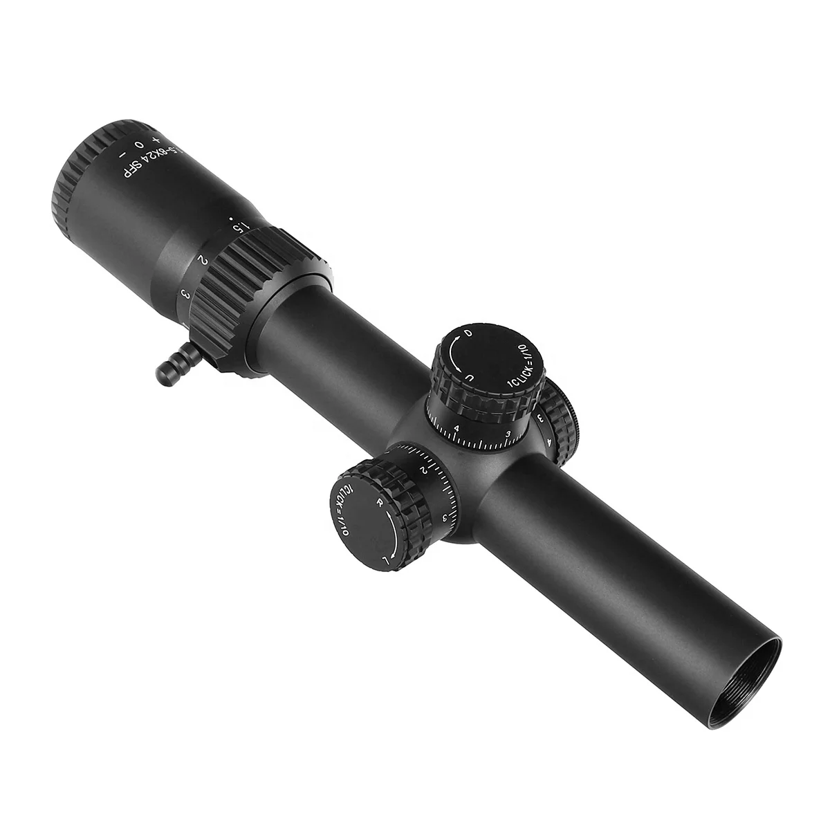 Ohhunt New LR 1.5-8x24 SFP 30mm Tube Diameter Tactical Scope 11 Level Red Illumination Optical Scope