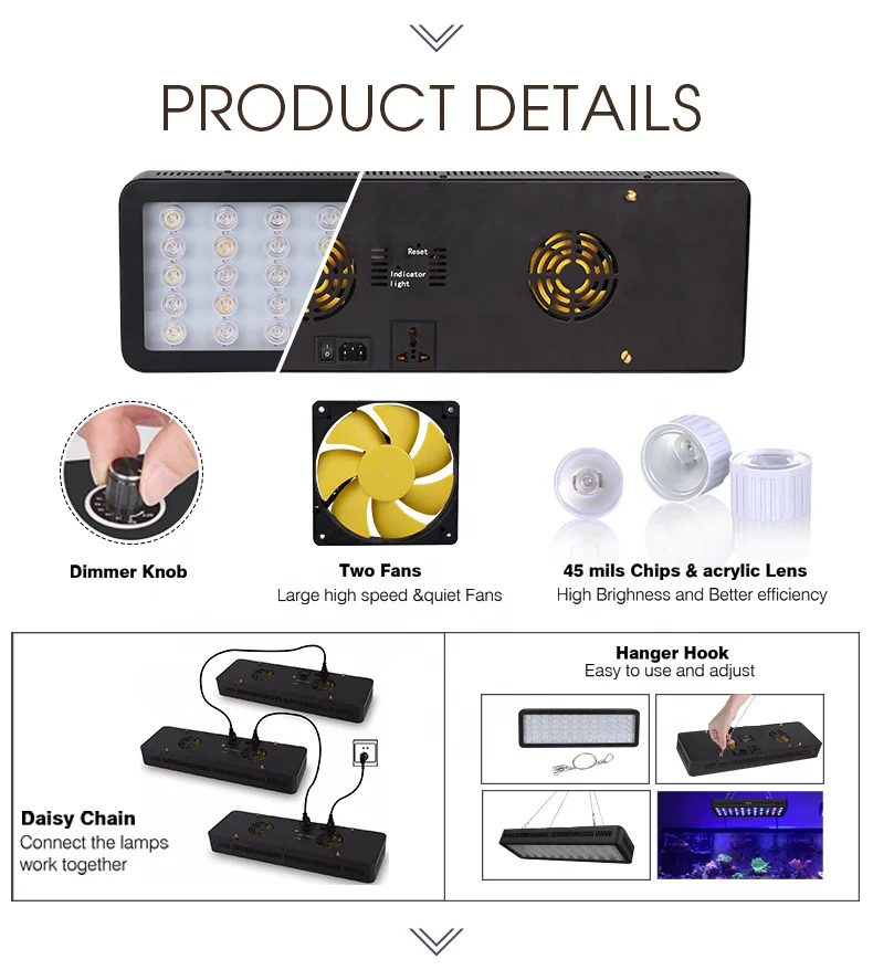 Can Help Corals, Reefs, Fish, and Aquatic Plants Grow and Live Healthily Led  Aquarium Light