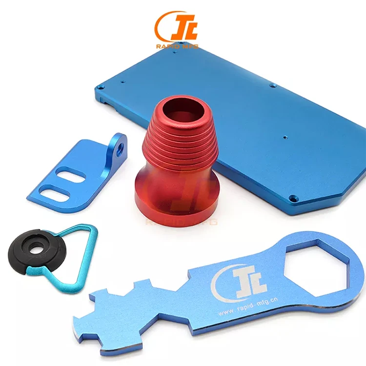 RJC OEM Custom Precision CNC Turning Products Manufacturing Anodized Aluminum Plating Steel Brass Parts CNC Machining Service