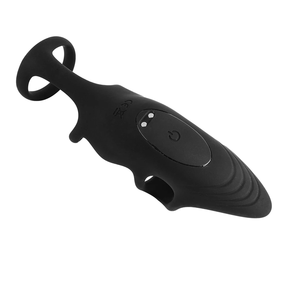 10 Speeds USB Magnet Rechargeable Cock Penis Ring Vibrator Lock Ring Delay Ejaculation Penis Ring Stimulator Sex Toy For Men