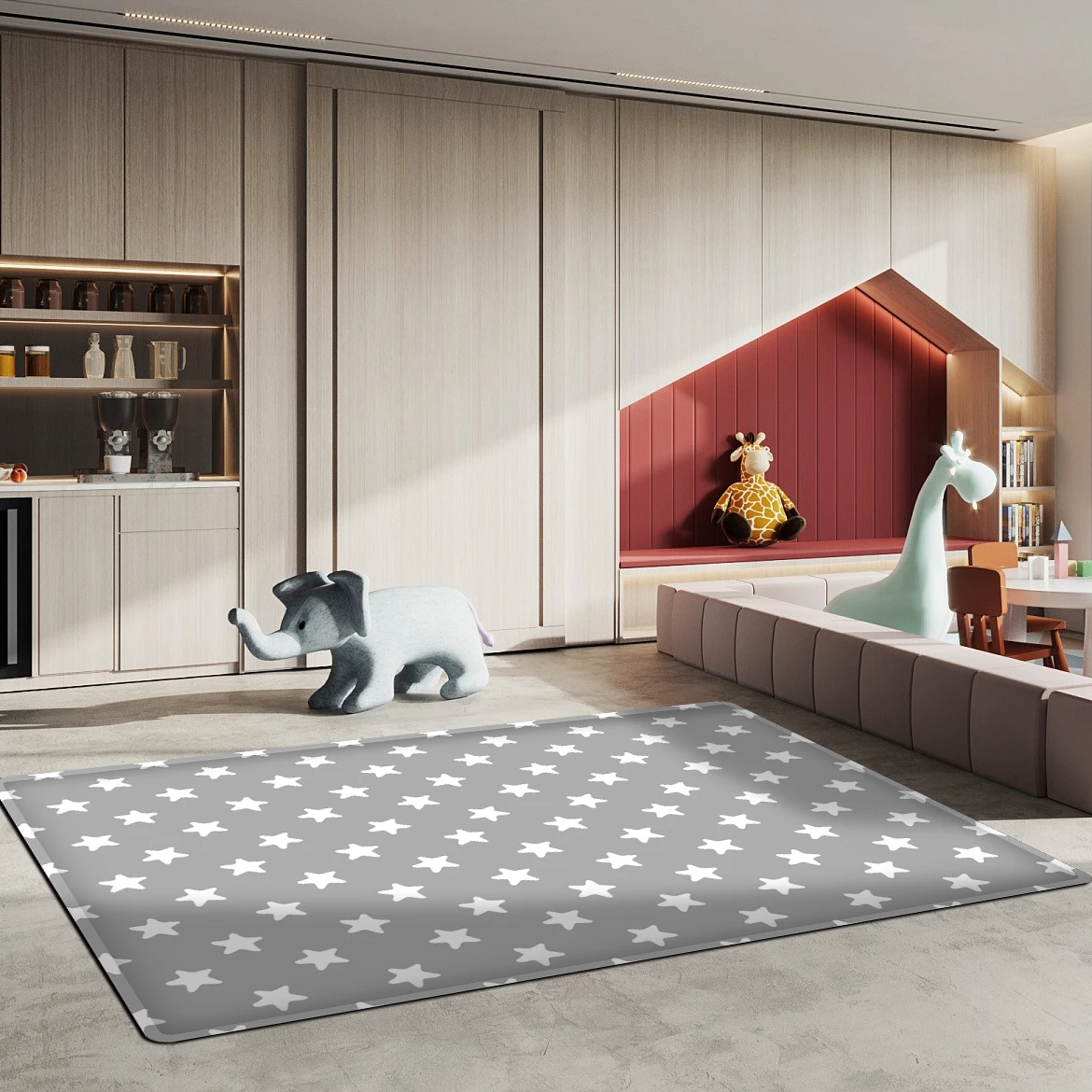 Crawling Soft PVC Memory Foam Large Children Toddler Kids Baby Play Puzzle Waterproof Folding Foldable Floor Mat for Kid