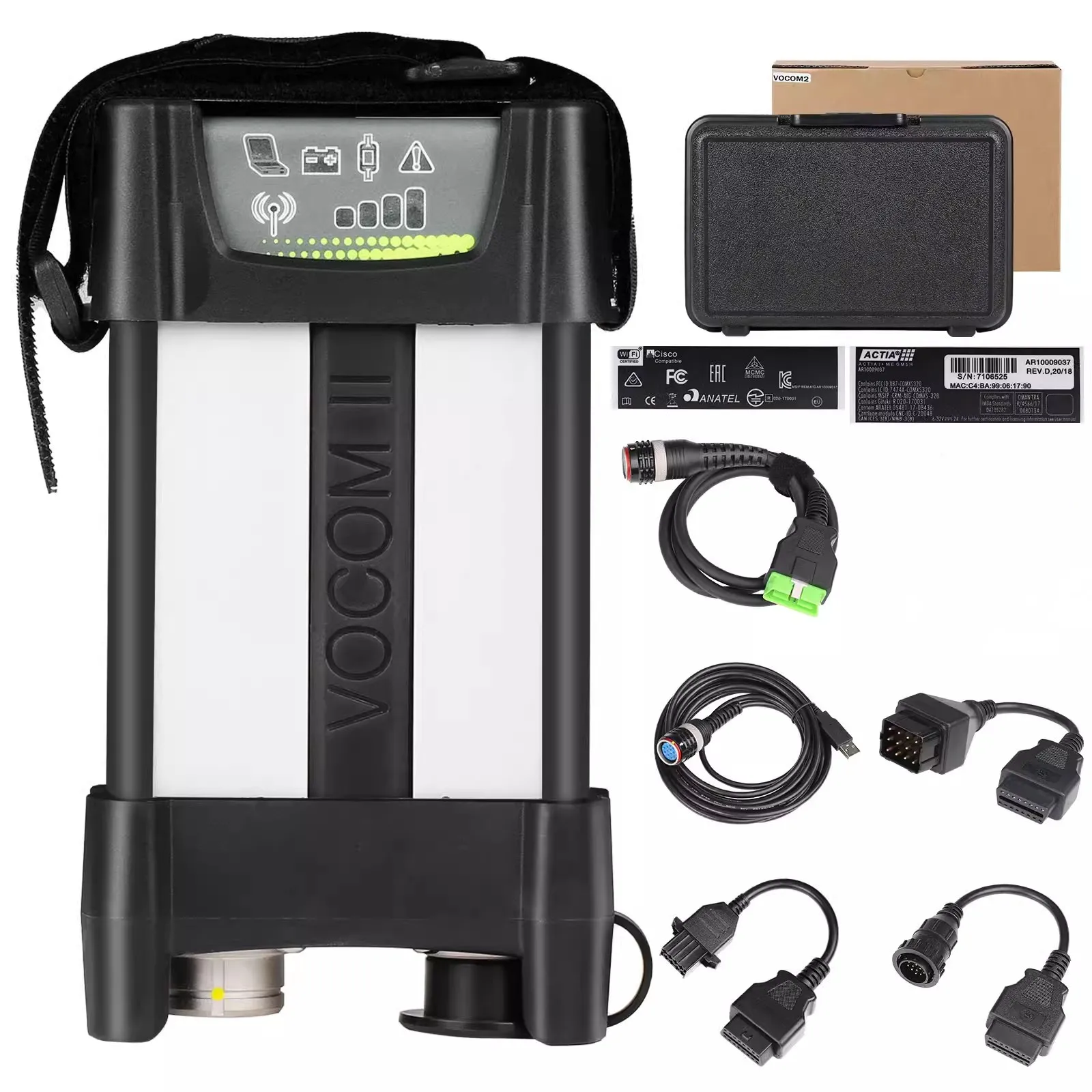 Vocom II 88894000 heavy duty truck diagnostic tool VOCOM II interface for volvo Vocom2 VOCOM for Vcads