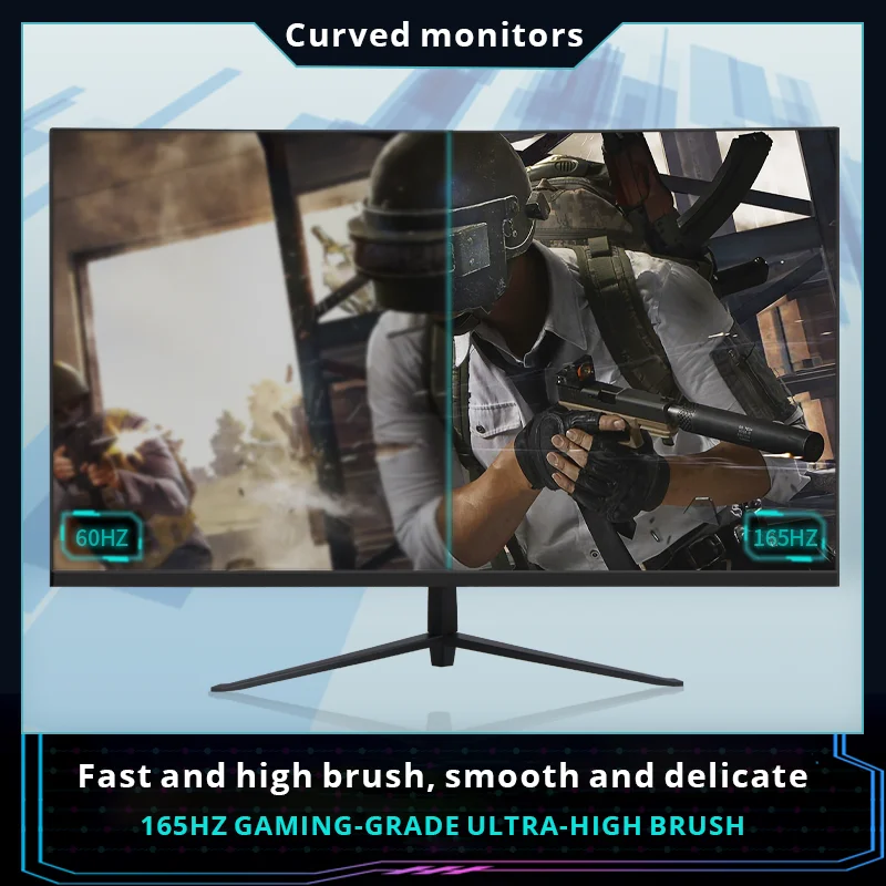 27 Curved Gaming Monitors Factory Wholesale Pc Monitor27 Inch Gaming Monitor 165hz