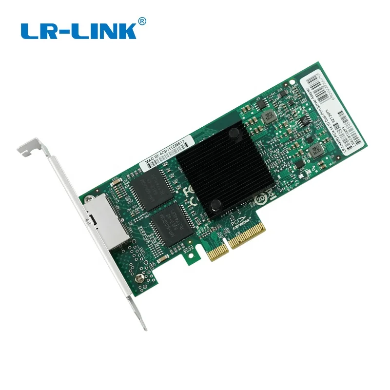 LR-LINK PCI Express X4 10/100/1000Mbps dual RJ45 port Intel I350 chip Ethernet Adapter for Server 2-port NICs