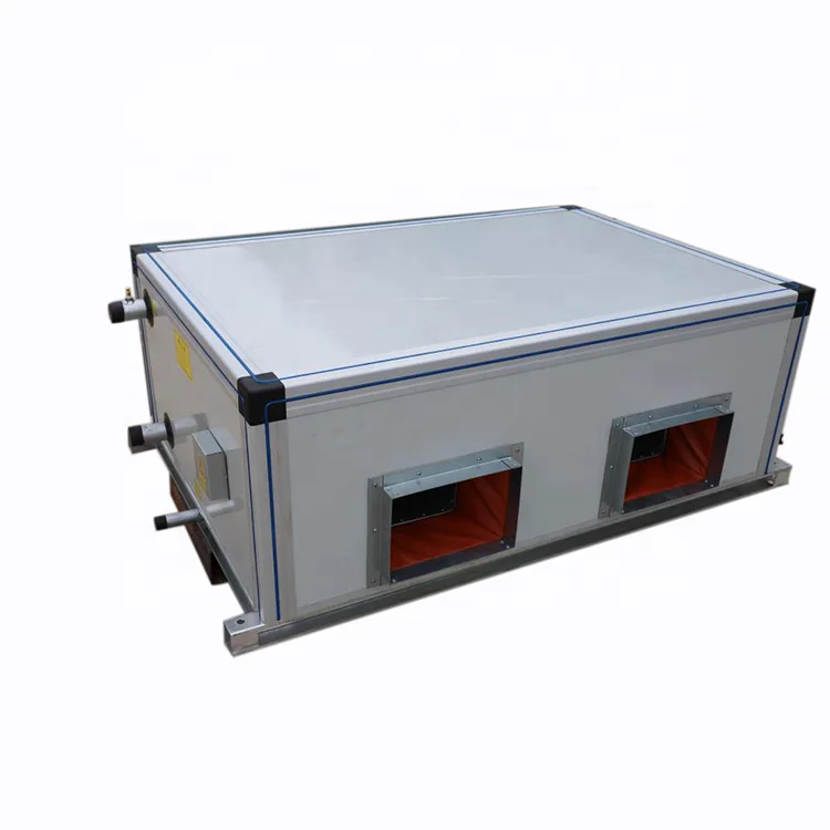 High air flow ceiling-mounted air handling units with emitted air from jet ports CE certification AHU