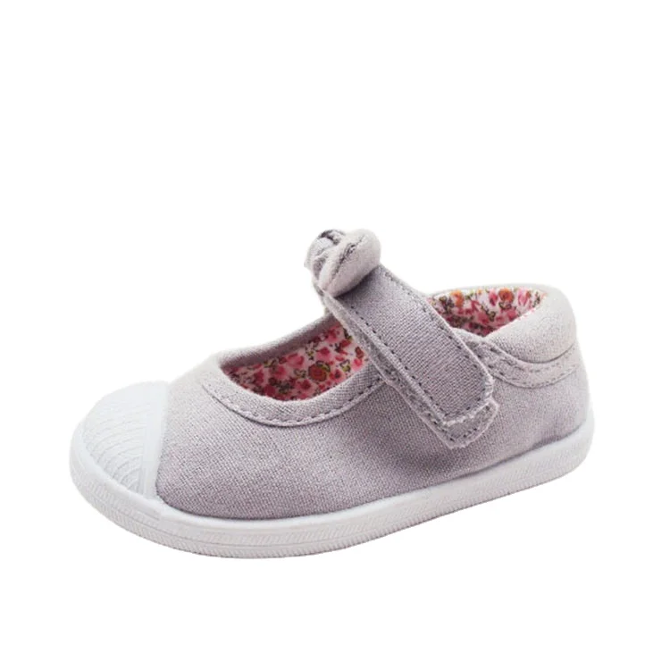 Girls canvas shoes Kids walking casual shoes Children simple style cloth school shoes