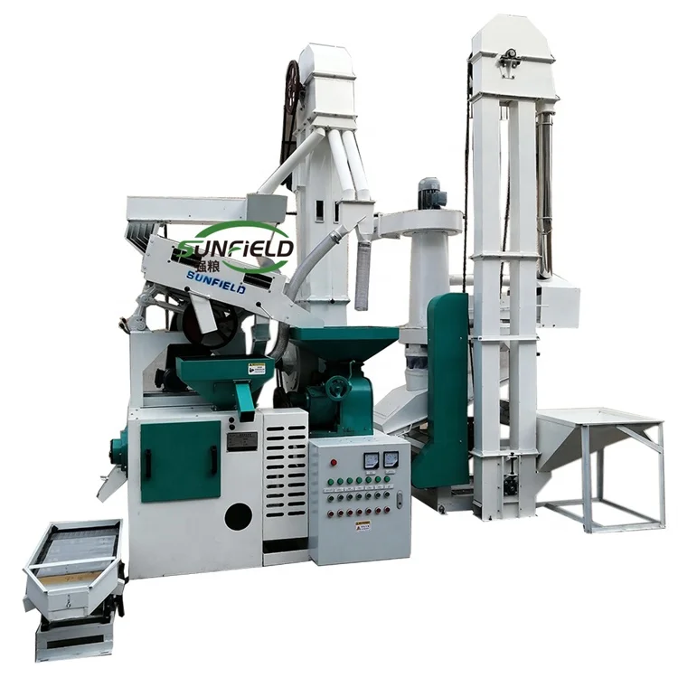 Full Automatic Complete Sets Paddy Rice Mill Machine Rice Milling And Polishing Machine