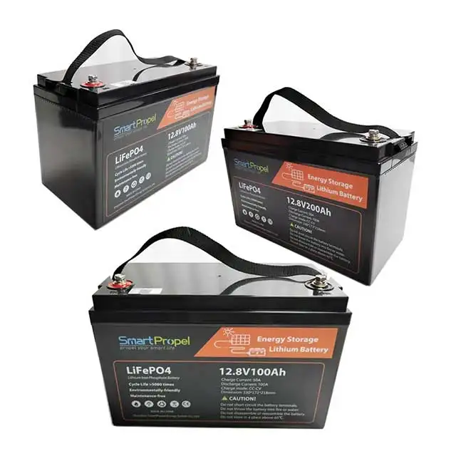 Свинцово-кислотная сменная литий-ионная батарея 12 в 100 Ач LiFePO4 150 200 ач 300
