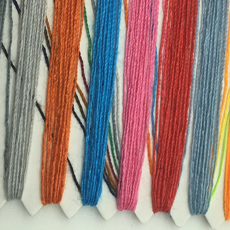 Factory Supply 21 Colors Handmade sewing kit mixed color cross stitch board 100% Polyester Thread For Sewing