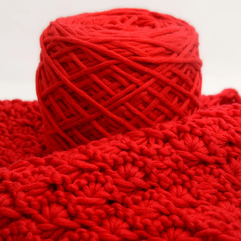 
 Hand knitted needle thread Multi-strand scarf thread thick woolen thread 16 strands 4 two caps baby combed fancy yarn  