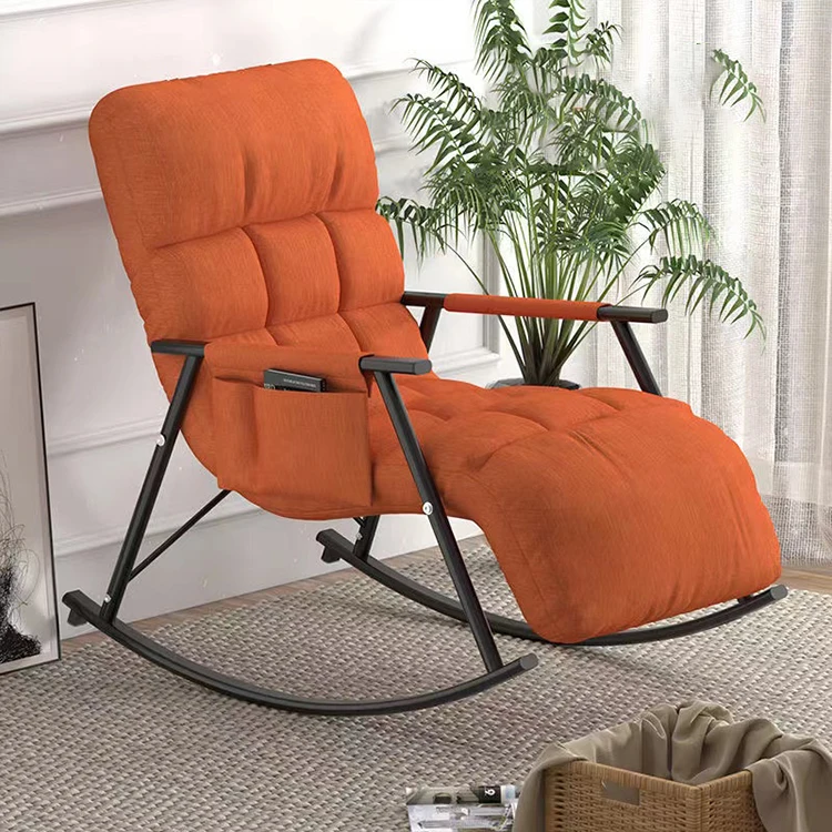 Rocking chair modern hotel living room outdoor rocking chair for adults