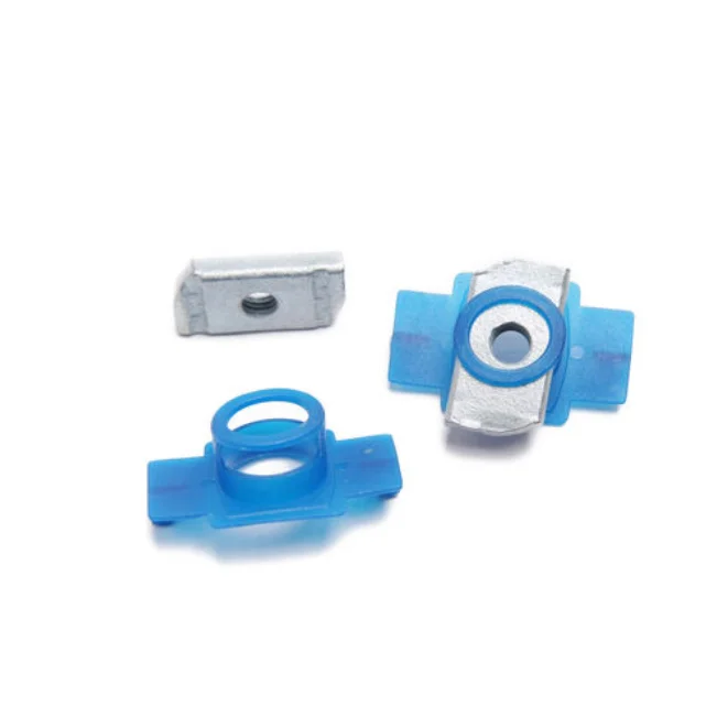 Strut Channel Nuts Solar Fastener Zinc Plated Combo Nut Washer Channel Nut With Plastic Wing