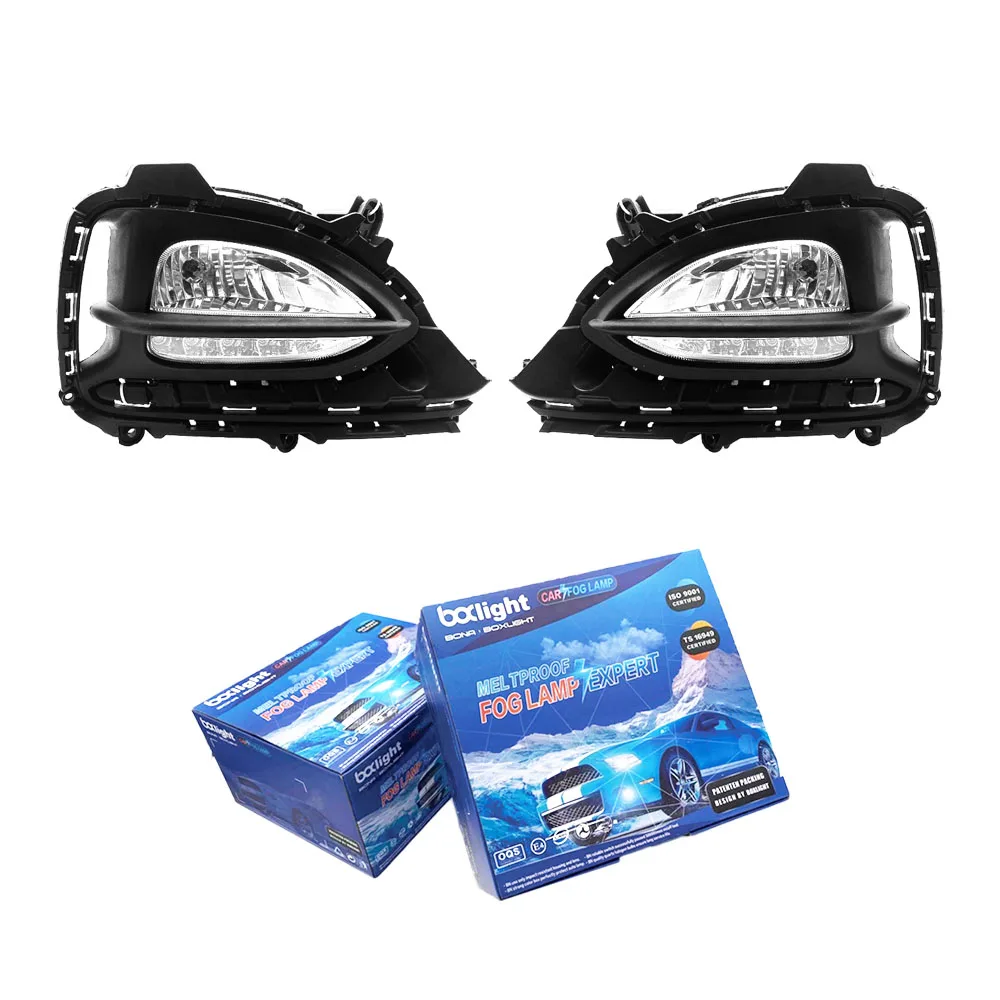 car led fog lights with daytime running light for Hyundai I20 Elite parts 2018 2019 2020 2021 2022