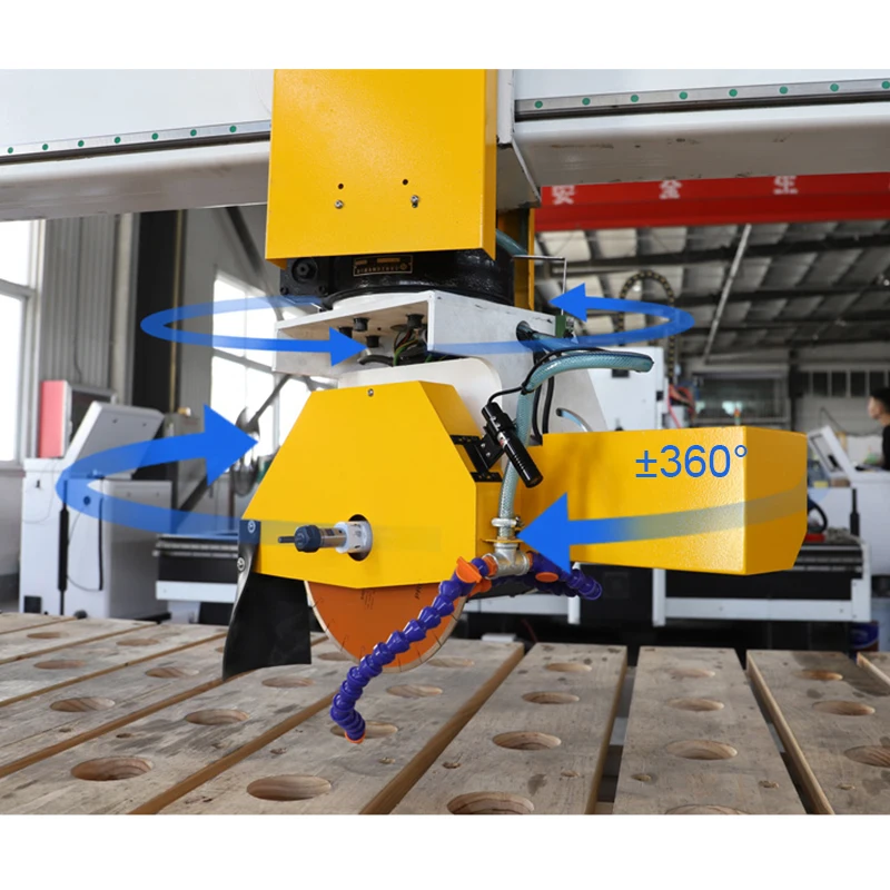 5 axis cnc пила для резки камня надгробная плита делая машину гранита каменного