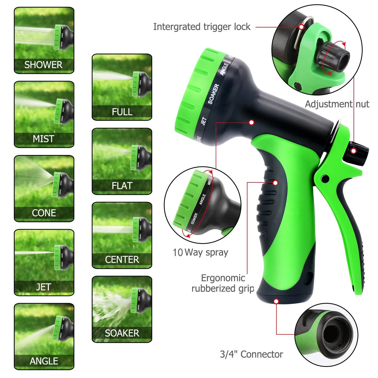 
New Product Ideas 2021 Garden Hose Expandable Flexible Water Hose Magic Garden Hose with Metal Spray Nozzle for Home & Garden 