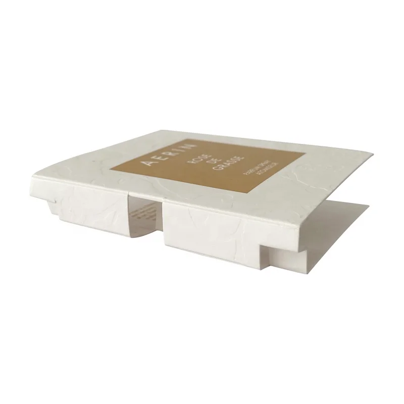 Chinese Supplier Small Perfume Sample Holding Paper Card Manufacturer Printing Tubular Perfume Tube Packaging Cardboard Card