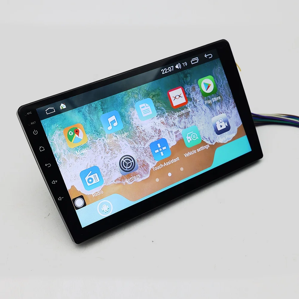 New Material phone chip 2din 7/9/10.1inch touch screen carplay dsp universal android car radio