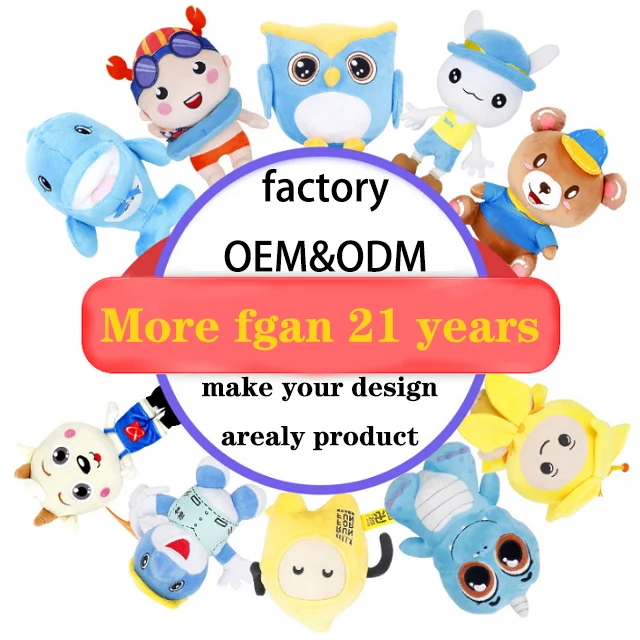 FY Stuffed & Plush Dogs Toys Stuffing Animals Pet Toys Wholesalers Soft Baby Unicorn Anime Plush Dolls Elephant Custom Plush Toy