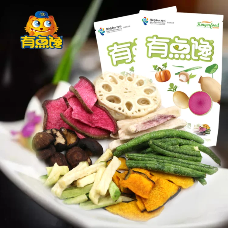 Vacuum Fried Lotus Root Chips As