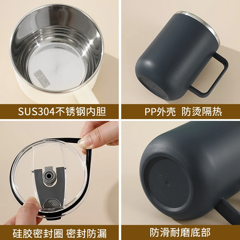 Customized High Quality Stainless Steel Sublimation Mug Coffee Tea With Handle