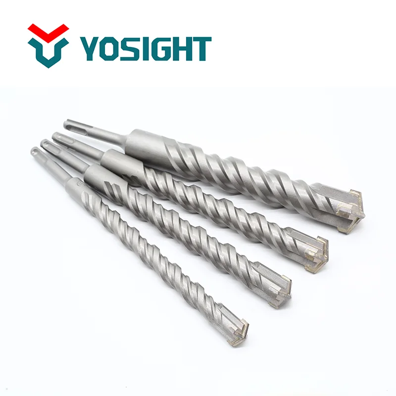 5-52mm Cross Tipped SDS PLUS Shank double flute  Concrete Hammer Drill bit for Wall Drilling
