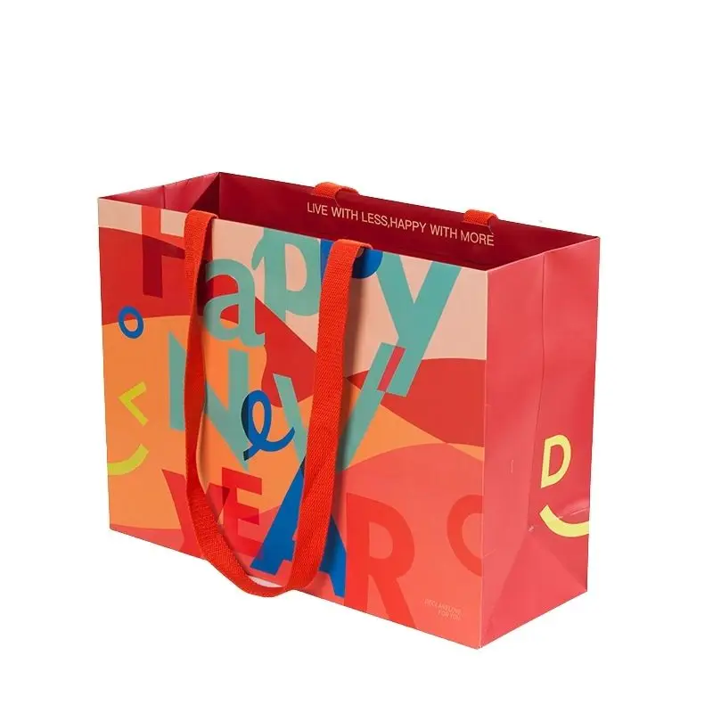 Excellent Quality Promotional Paper Shopping Bag LOGO Customized Luxury Reusable Kraft Paper Bag Making Machine