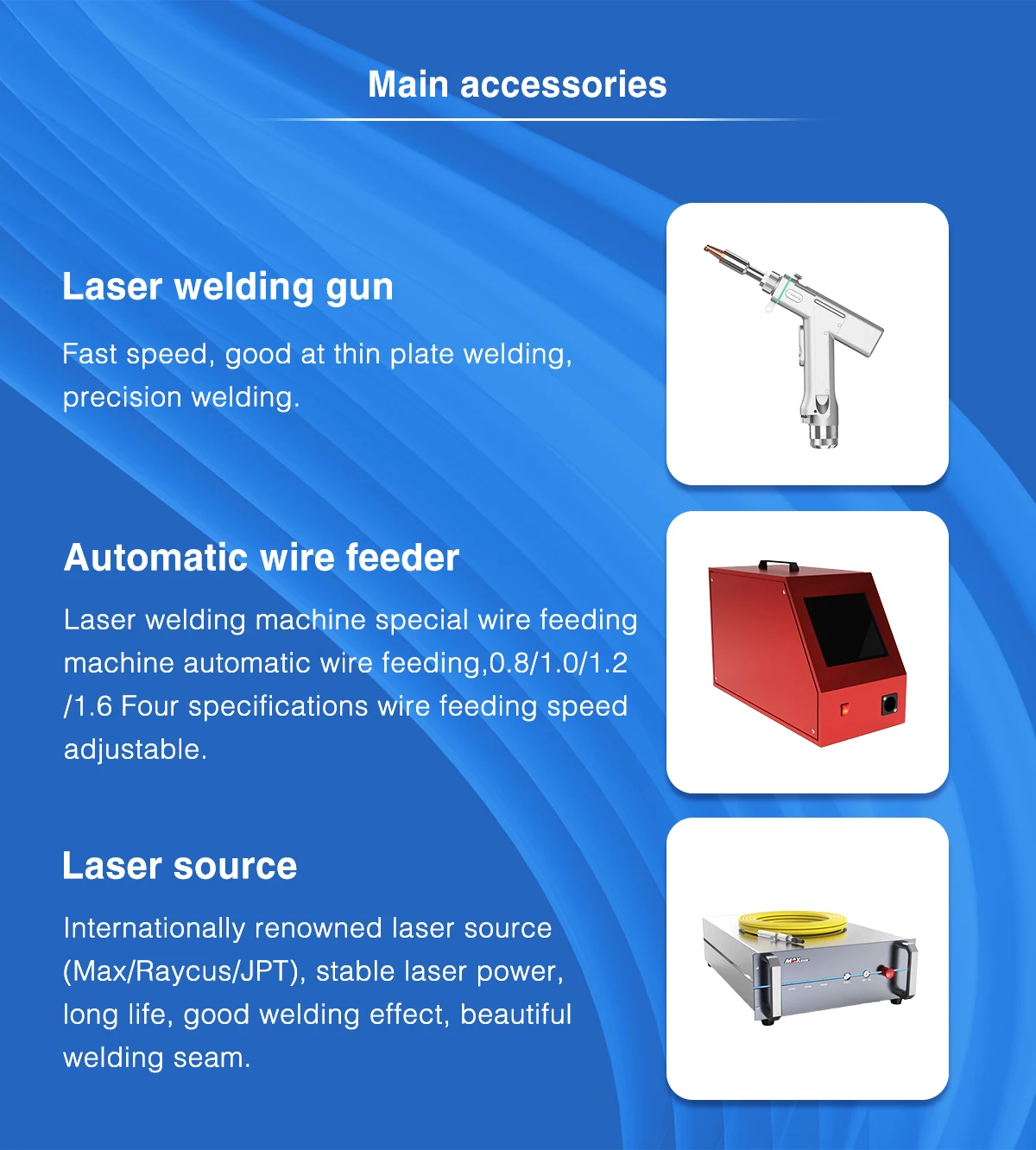 3 in 1 Laser Welding Cleaning Machine for Aluminum and Stainless Steel Fiber Laser 2000w 3000w