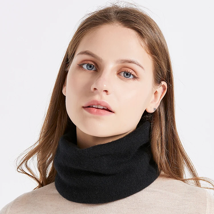 Factory Direct Supply Neck Muff 100% Pure Cashmere Scarf Neck Guard