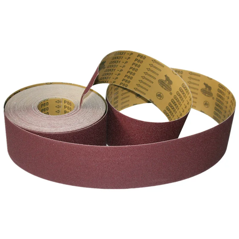 10cm*50m Hand Tear Emery Paper sanding Belt Abrasive Paper Sand Roll Sand Paper Belts