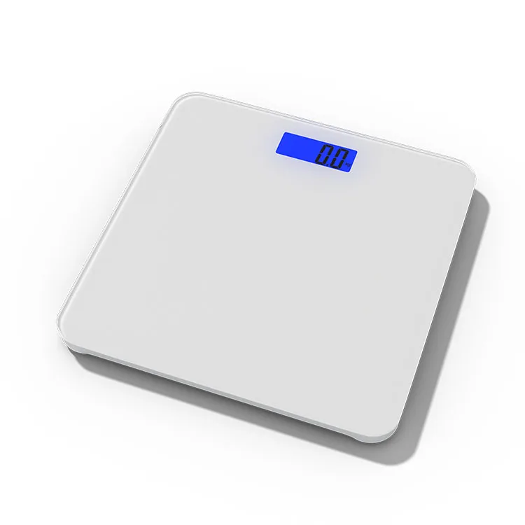Voice function basic square electronic digital bathroom scale 180kg talking body weighing floor scale