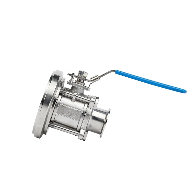stainless steel food grade flush tank bottom mounted ball valve stainless steel 316 ball valve