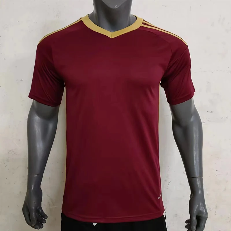 Football jersey fans custom logo printing on demand Venezuela T-shirt drop shipping