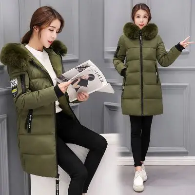 Popular Walson Down Jacket Womens 2022 New Large Fur Collar White Eiderdown Hooded Winter Coat.