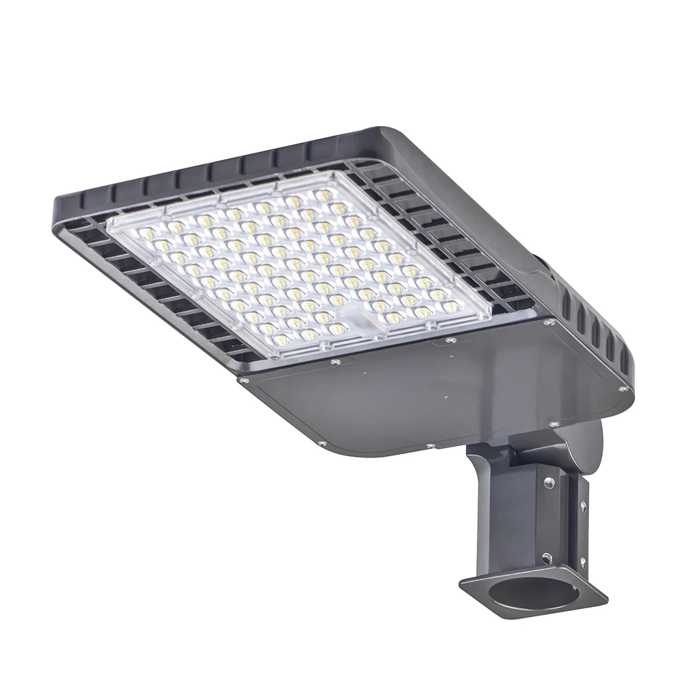 Aluminum Lamp Ip66 Waterproof Ac100-277v Photocell Sensor Dimmable Led Street Light For 5 Years Warranty