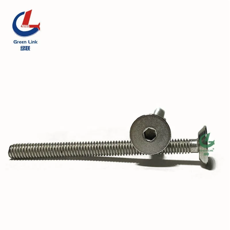Stainless Steel Allen Csk Big Head Screw Flat Half-countersunk Head Machine Screw
