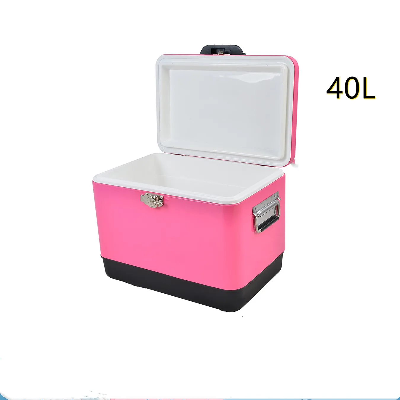 2021 new amazon top sell 40L Cooler Box& steel  ice metal box wine cooler rolling chiller promotional gift portable cooler box