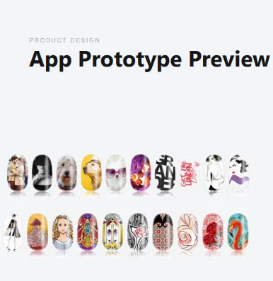 Автоматический однокнопочный портативный принтер для ногтей портативный 3D принтер для ногтей цифровой художественный аппарат от производителя