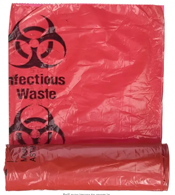 Manufacture Wholesale Large Biohazard Bags/ Disposal Plastic Medical waste bags Vietnam Product