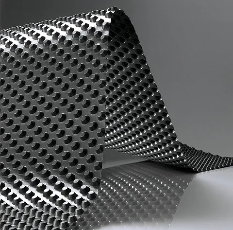 Breathable membrane for green roof drainage board